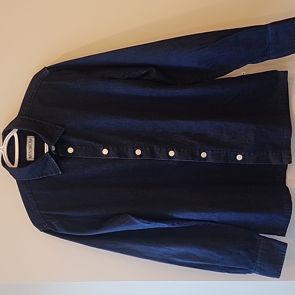 Minimum Dark Wash Randy Denim Shirt  S